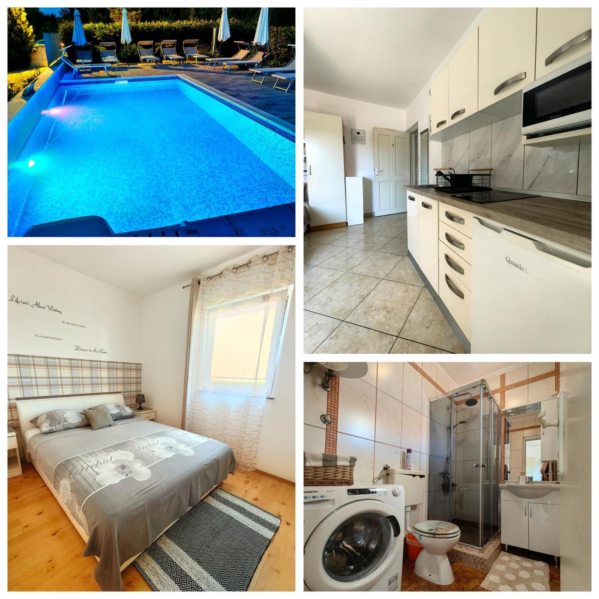 Apartments Lea With Pool Малинска Екстериор снимка